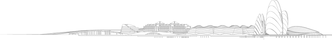 Dunedin Harbour Line Drawing