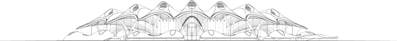 Pavilion Line Drawing 