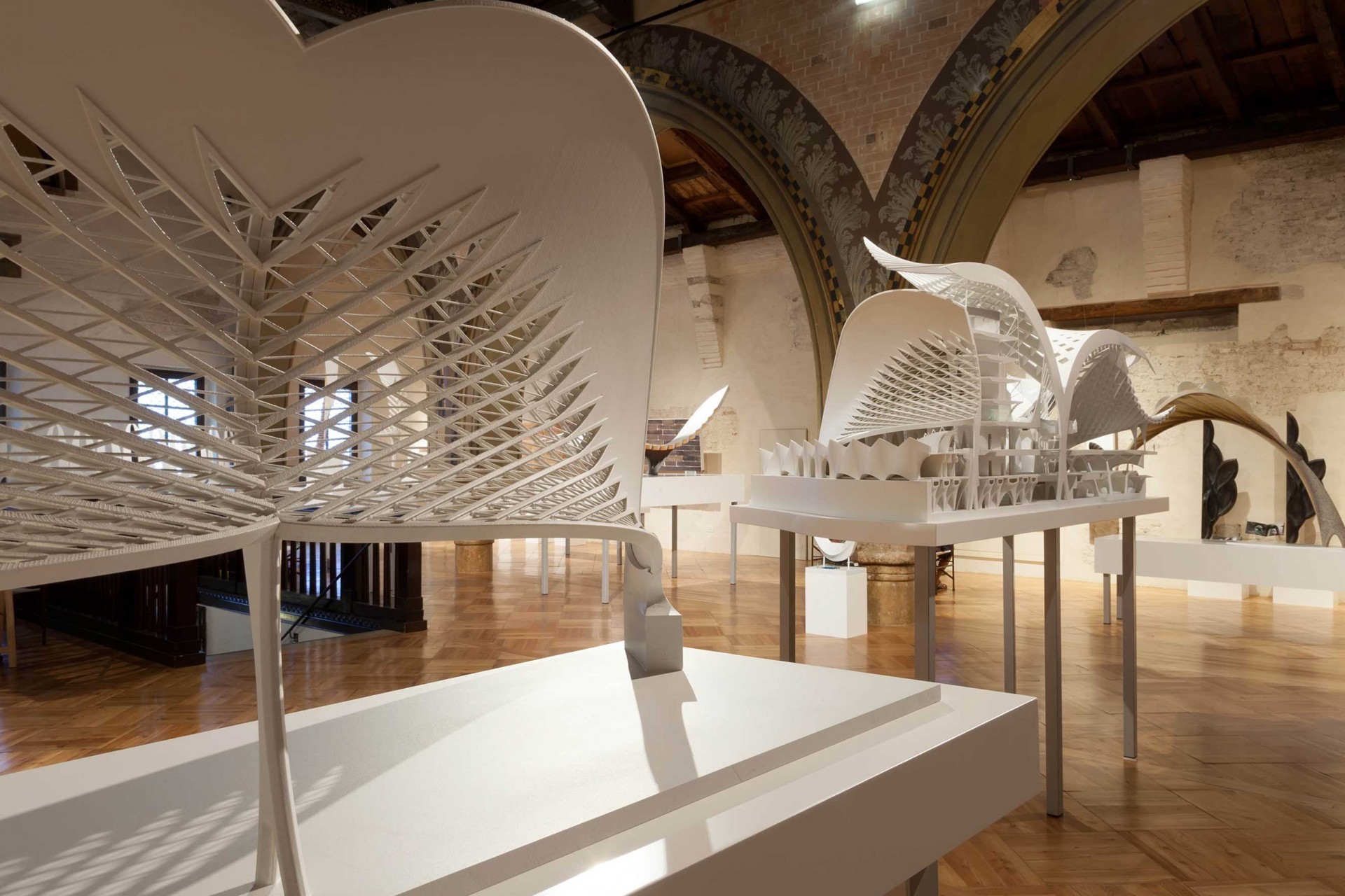 AVB Unfurling Venice - close up of models